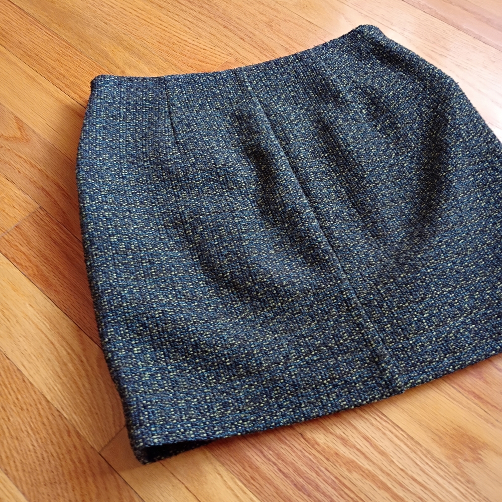 Vintage Outback Red Skirt Women Size 0 Green Mini Lined Pockets - Picture 11 of 15